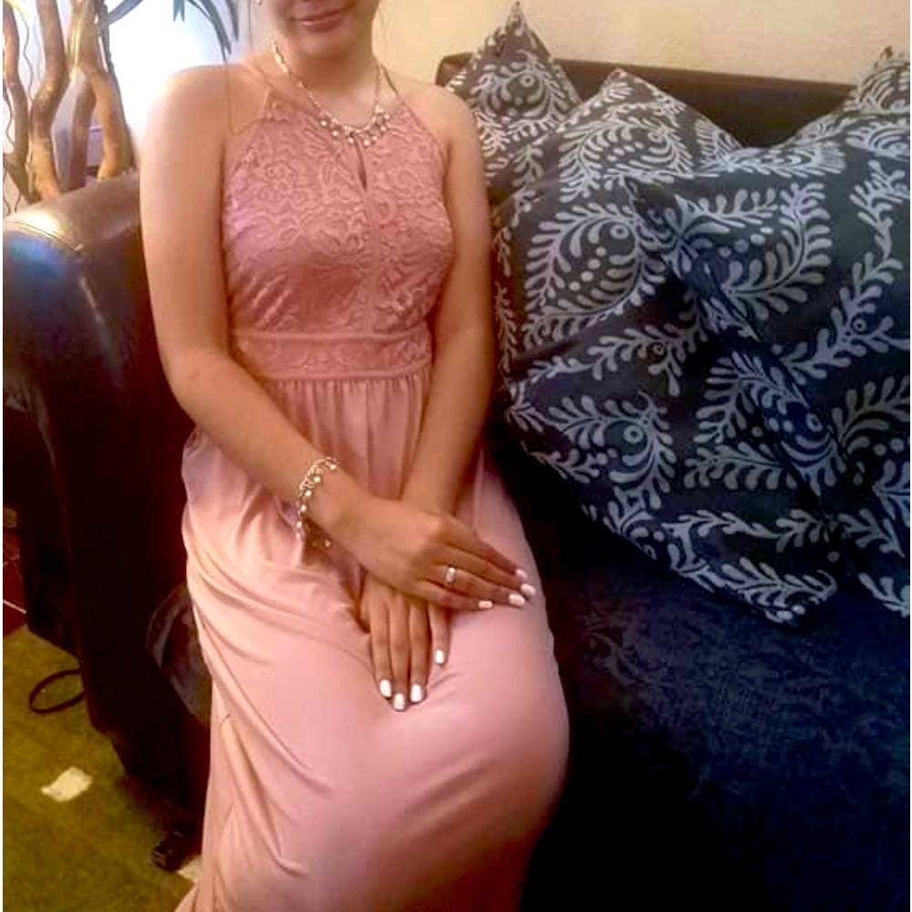 Prom Dress - blush pink